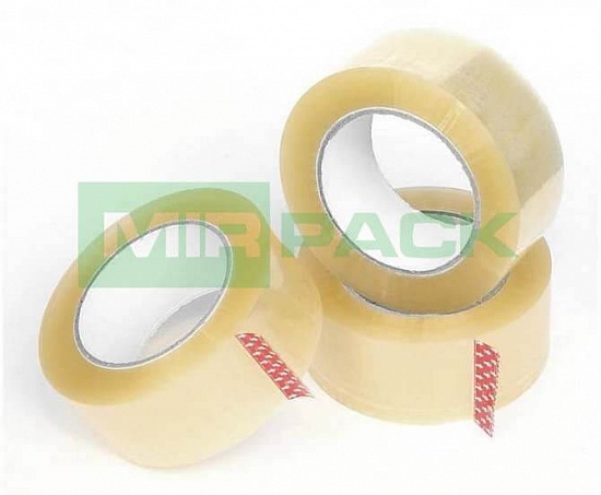 Скотч упаковочный прозрачный 75 мм 120 м 40 мкм - Вид 1