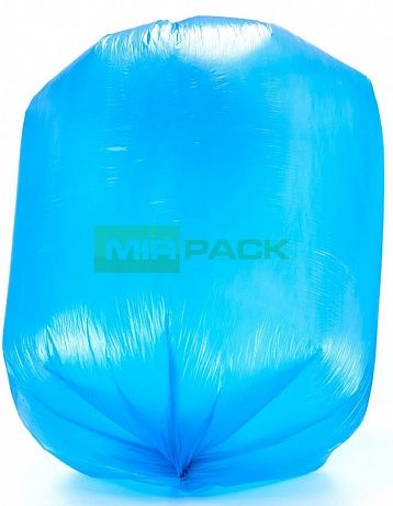 Мешки для мусора 120 л, 18 мкм, 10 шт. ПСД, синие - Вид 2