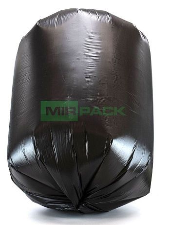 Мешки для мусора 120 л, 12 мкм, черные, в рулоне 50 штук, 70x110 см - Вид 4