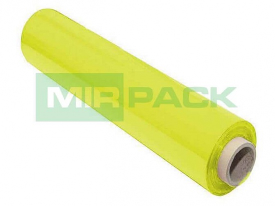 Стрейч пленка для ручной упаковки 500 мм 17 мкм 1,5 кг желтая - Вид 1