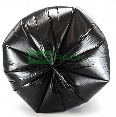 Мешки для мусора 120 л, 12 мкм, черные, в рулоне 50 штук, 70x110 см - Вид 3